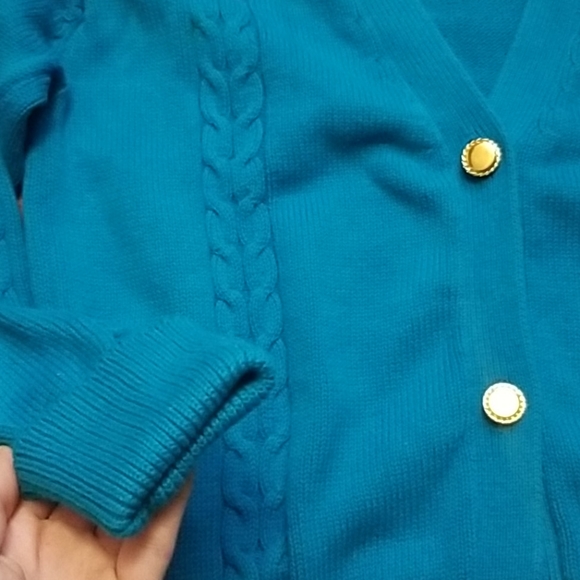 Braemar by Jeremy Scott Vintage Blue Cardigan - Picture 4 of 6